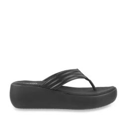 Metro Women's Black Thong Wedges-picture-21