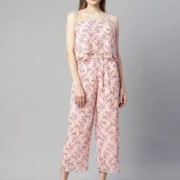 Global Republic Pink Floral Print Jumpsuit-image-42