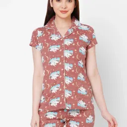 Sweet Dreams Pink Printed Shorts Set-picture-37