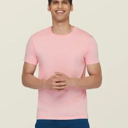 XYXX Light Pink Crew T-Shirt-image-81