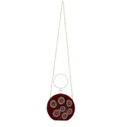 Spice Art Maroon Clutch-image-10