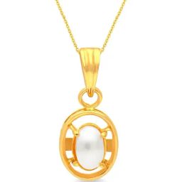 Malabar Gold and Diamonds 22k Gold Pendant for Women-picture-39