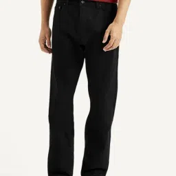 Levi's 517 Black Cotton Regular Fit Jeans-picture-23