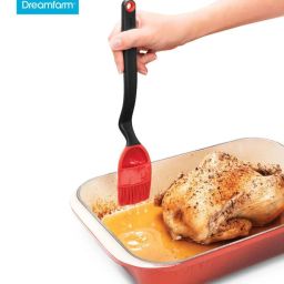 Dreamfarm Red Medium Basting Brush With Scoop Reservoir image 3