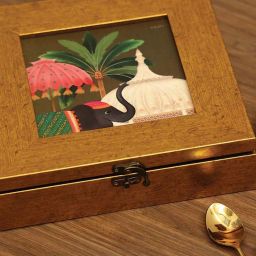 ICRAFT Multicolor Mdf Gajraj Series Multipurpose Box image 3