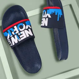 PENNEN Men Printed Sliders Flip-Flops-13