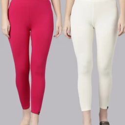 TWIN BIRDS Women Pack Of 2 High Ankle Leggings-image-101