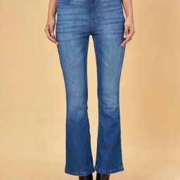 SF Jeans by Pantaloons Blue High Rise Bootcut Jeans-picture-20