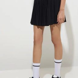 Studiofit by Westside Black Pleated High-Rise Skirt-image-29