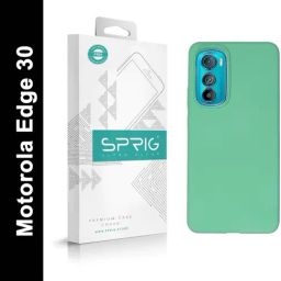 Sprig Liquid Silicone Back Cover for Motorola Edge 30 (Green)-image-53