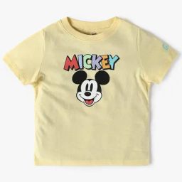 GAP Boys Yellow Cotton Graphic T-Shirt-image-8