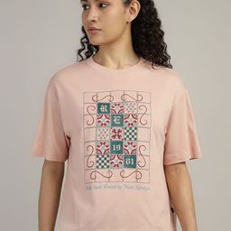 Royal Enfield Women Floral Extended Sleeves T-shirt-image-36
