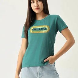 showoffff SHOWOFF Green Graphic Print T-Shirt-picture-36