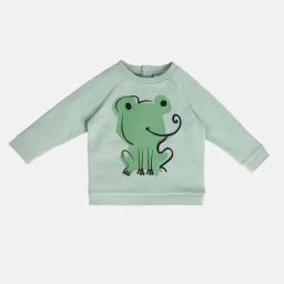 MINIKLUB Boys Green Printed Full Sleeves Sweatshirt-image-40