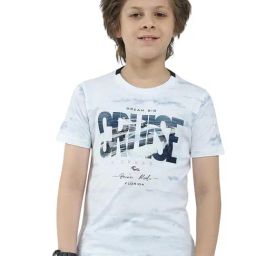 Monte Carlo Boys White Printed T-Shirt-image-82