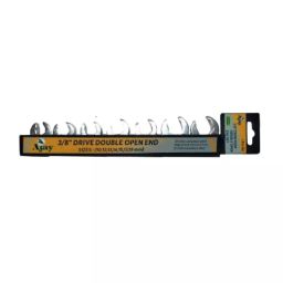Ajay Open End Crow Foot Spanner Set with Rack Chrome Vanadium Steel High Polish Chrome Finish 10-19 mm, AJ-CFS (Set of 7 Pcs)-image-25