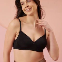 Clovia Black T-Shirt Bra-10