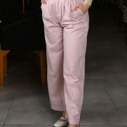 Odette Pink Plain Trousers-image-71