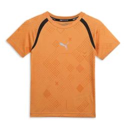 Puma Kids Orange Printed T-Shirt-image-65