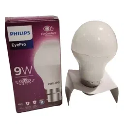 Philips EyePro 9 W Round Led Bulb Crystal White-13
