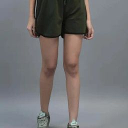 Dollar Green Cotton Shorts-picture-47