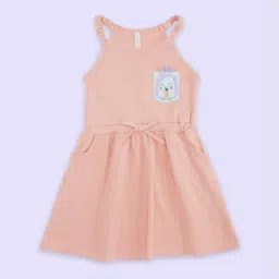 Pantaloons Baby Peach Cotton Printed Dress-picture-42