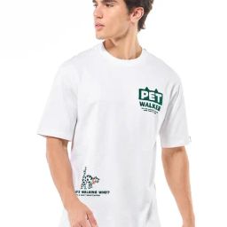 Bewakoof White Oversized Graphic T-Shirt-image-37
