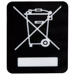 MULTICOMP PRO Pre Printed Labels LABEL, WEEE, 10X13MM, WHT/BLK, PK500, 7827363 (Pack of 500)-10
