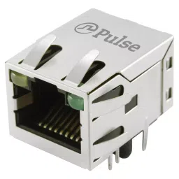 PULSE ELECTRONICS RJ45 CONNECTOR, JACK, 8P8C, CAT3/5, THT, JXD1-0014NL-25