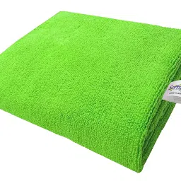 Softspun 70x140 Cm 340 GSM Green Microfiber Cloth Pack of 1 Pc-image-75