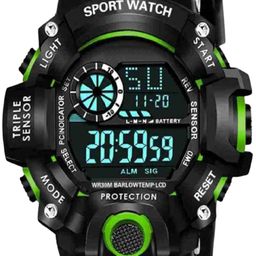 Hala Men Solid Round Tang Regular Digital Watch image 2