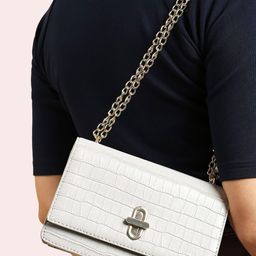 Lavie Women Structured Sling Bag with Quilted-image-88