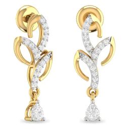 PC Jeweller Daneil 22 kt Gold Earrings-image-60