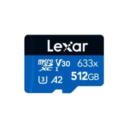 Lexar High-Performance microSDXC Memory Card 512 GB UHS-I with SD Adapter, 633x image 2