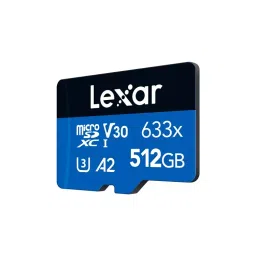 Lexar High-Performance microSDXC Memory Card 512 GB UHS-I with SD Adapter, 633x image 3
