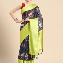DIVASTRI Kalamkari Zari Muga Saree-picture-11