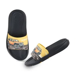 WELCOME Kid Printed Sliders Flip Flops-picture-35