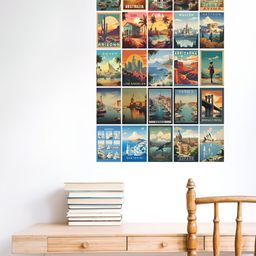 CVANU Multicoloured 6 and more Piece Paper Wall Core-picture-16