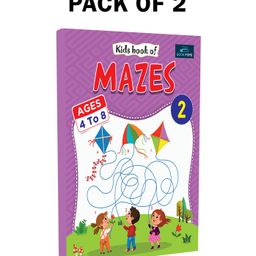 Kids Book of Mazes Pack of 2 - English-18