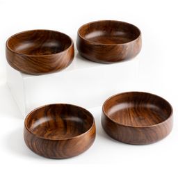Think Artly Baro Wooden Medium Bowls - Set of 4-21