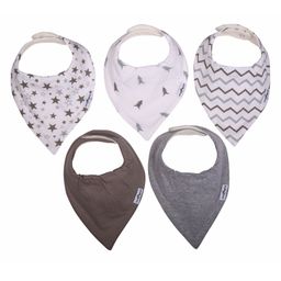 Infancy Dreams Bandana Baby Bibs - Grey Edition-26