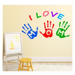 Wallstick I love mom wall sticker Vinyl-image-25