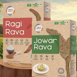 Organic Wisdom-Back to Roots Jowar & Ragi Rava (Millet Rava) Combo Pack-400 g each|100% Natural & Gluten Free | Stone Grounded | Rich in Protein, Calcium & Dietary Fibre | Helps Weight Loss-image-72