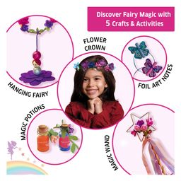 Chalk and Chuckles Make Your Own Fairy Princess World- 5-In-1 Diy Creative Activity Kit image 2