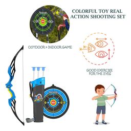 FunBlast Bow and Arrow Toy Set Target Shooting Archery Toy Set  Blue image 4