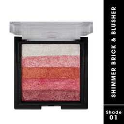 Fashion Colour Shimmer Brick & Blusher - Shade 01-55