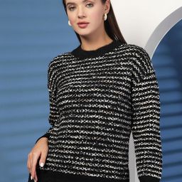 Juelle Women Striped Pullover-image-93