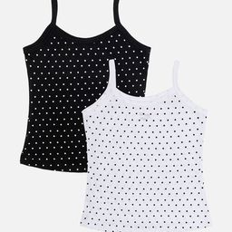 Bodycare Girls Pack Of 2 Printed Pure Cotton Assorted Camisole-image-83
