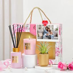 Scented Moments Personalized Gift Hamper For Couples-image-9