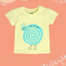 MINIKLUB Kids Light Green Printed Top-image-51